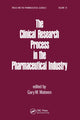 Book cover of: Clinical Research Process in the Pharmaceutical Industry
