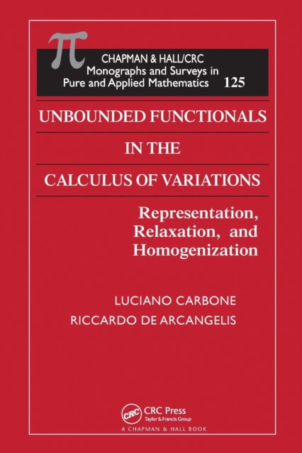 Book cover of: Unbounded Functionals in the Calculus of Variations