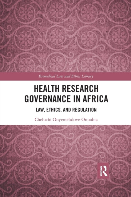 Book cover of: Health Research Governance in Africa