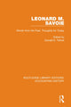 Book cover of: Leonard M. Savoie. By: Donald E. Tidrick