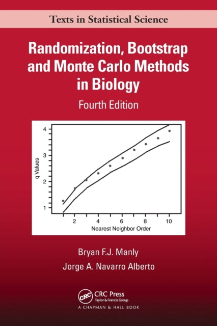 Book cover of: Randomization, Bootstrap and Monte Carlo Methods in Biology. By: Bryan F. J. Manly
