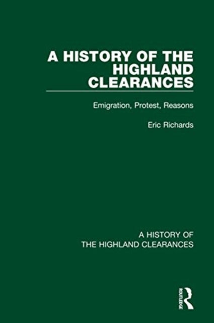 Book cover of: History of the Highland Clearances. By: Eric Richards