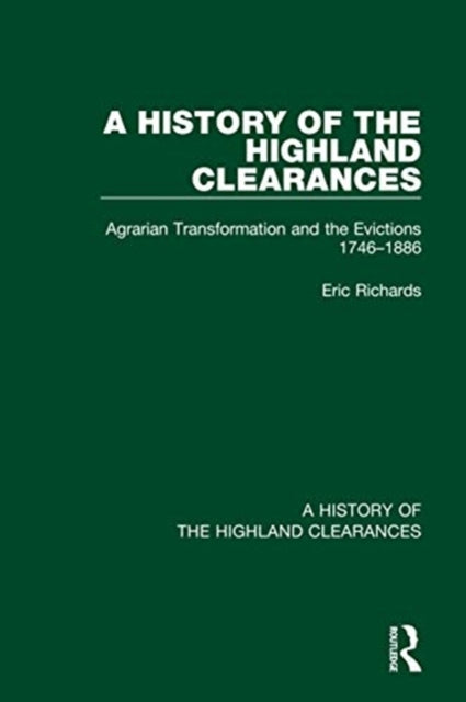 Book cover of: History of the Highland Clearances. By: Eric Richards