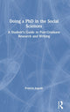 Book cover of: Doing a PhD in the Social Sciences. By: Jola Jegede