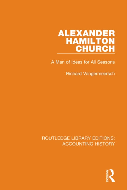 Book cover of: Alexander Hamilton Church. By: Richard G. J. Vangermeersch