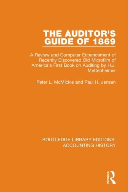 Book cover of: Auditor's Guide of 1869. By: Peter L. McMickle