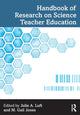 Book cover of: Handbook of Research on Science Teacher Education. By: Julie Luft