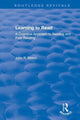 Book cover of: Learning to Read. By: John R. Beech
