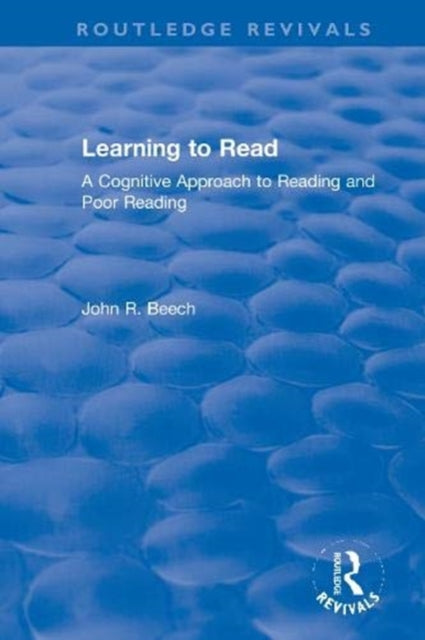 Book cover of: Learning to Read. By: John R. Beech