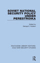 Book cover of: Soviet National Security Policy Under Perestroika. By: George E. Hudson