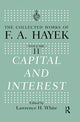 Book cover of: Capital and Interest. By: Friedrich A. von Hayek
