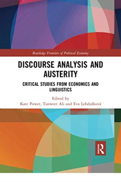 Book cover of: Discourse Analysis and Austerity. By: Kate Power