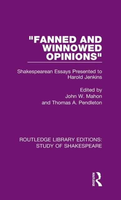 Book cover of: "Fanned and Winnowed Opinions". By: Harold Jenkins