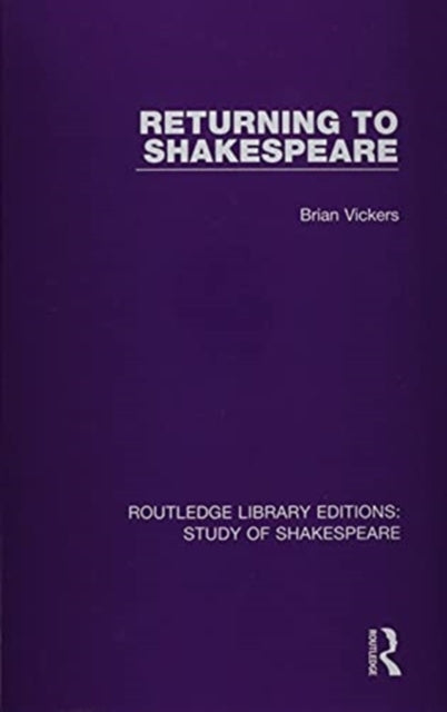 Returning to Shakespeare