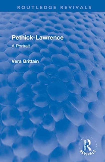Book cover of: Pethick-Lawrence. By: Vera Brittain