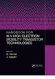Book cover of: Handbook for III-V High Electron Mobility Transistor Technologies. By: D. Nirmal