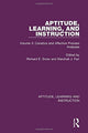 Book cover of: Aptitude, Learning, and Instruction. By: Richard E. Snow