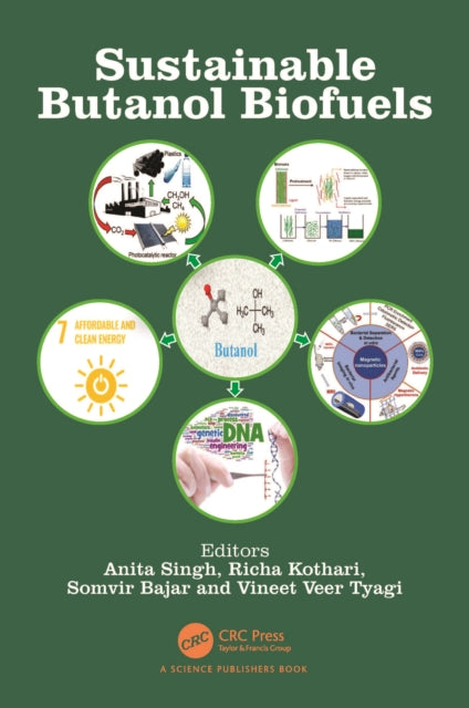 Book cover of: Sustainable Butanol Biofuels. By: Anita Singh