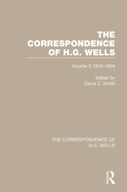 Book cover of: Correspondence of H.G. Wells. By: David C. Smith
