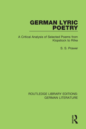 German Lyric Poetry