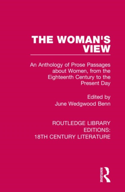 Book cover of: Woman's View. By: June Wedgwood Benn