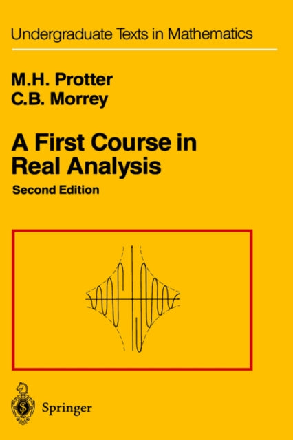 Book cover of: First Course in Real Analysis. By: Murray H. Protter