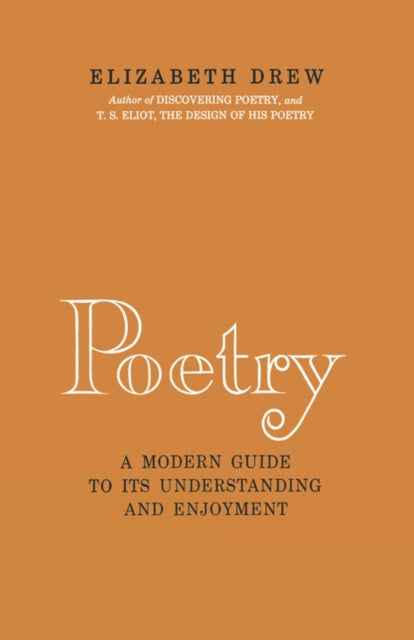Book cover of: Poetry. By: Elizabeth A., Drew