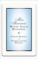 Book cover of: Miss Manners Minds Your Business