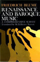 Book cover of: Renaissance and Baroque Music