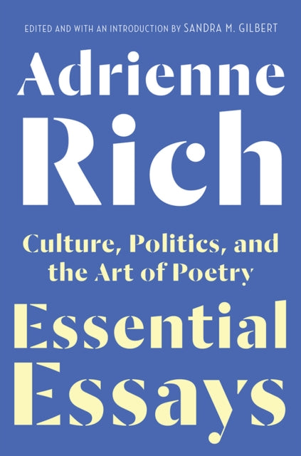 Book cover of: Essential Essays. By: Adrienne Rich
