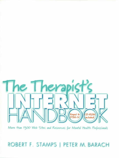 Book cover of: Therapist's Internet Handbook. By: Robert F. Stamps