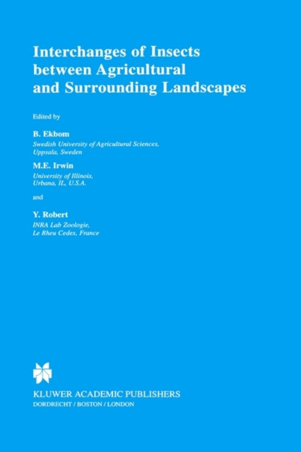 Book cover of: Interchanges of Insects between Agricultural and Surrounding Landscapes