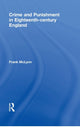 Book cover of: Crime and Punishment in Eighteenth Century England