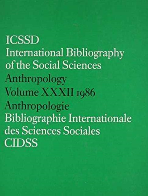 IBSS: Anthropology: 1986 Vol 32