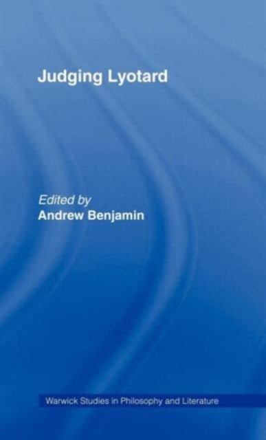 Book cover of: Judging Lyotard