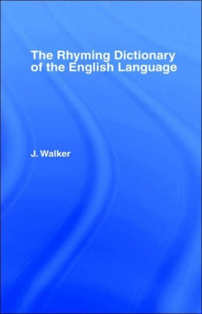 Walker's Rhyming Dictionary of the English Language