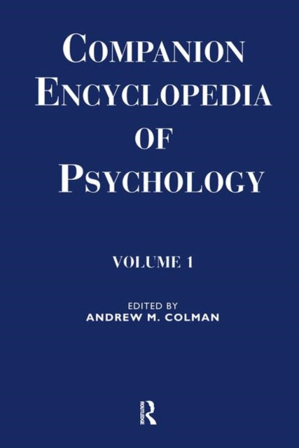 Book cover of: Companion Encyclopedia of Psychology