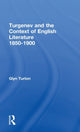 Book cover of: Turgenev and the Context of English Literature 1850-1900