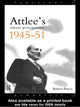 Book cover of: Attlee's Labour Governments 1945-51. By: Robert Pearce