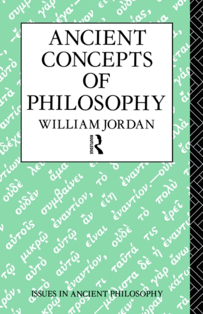 Ancient Concepts of Philosophy