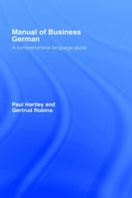 Book cover of: Manual of Business German
