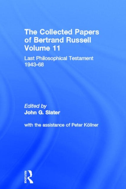 Book cover of: Collected Papers of Bertrand Russell, Volume 11