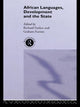 Book cover of: African Languages, Development and the State. By: Richard Fardon