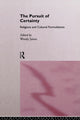 Book cover of: Pursuit of Certainty. By: Wendy James
