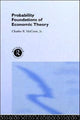 Book cover of: Probability Foundations of Economic Theory