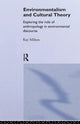 Book cover of: Environmentalism and Cultural Theory
