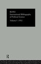 Book cover of: Intl Biblio Pol Sc 1952 Vol 1. By: Commit Social Science Doc Staff