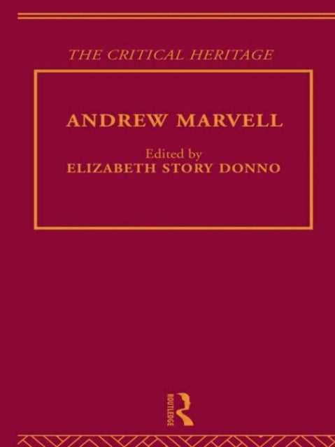 Book cover of: Andrew Marvell. By: E. Donno