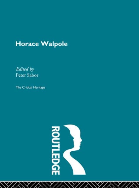 Book cover of: Horace Walpole. By: Peter Sabor