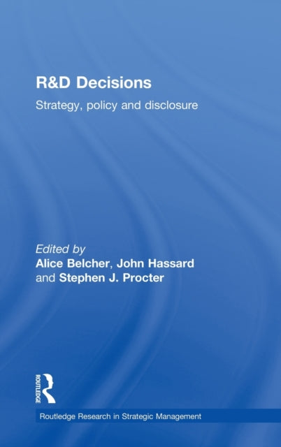 Book cover of: R&D Decisions. By: Alice Belcher
